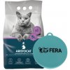 Stelivo pro kočky ARISTOCAT Bentonite Plus Bentonitové s vůni levandule 5 l + FERA Víčko na konzervy silikonové 6,5 - 8,5 cm