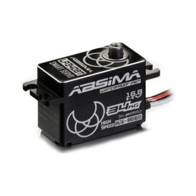 Absima Servo Absima HV LP34DBT Alu Digital Crawler-Spec. vodotěsné IP67 Low Profile 23-34kg/cm