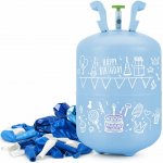 Ricokids 799002 Heliová láhev 0 20 m³ + 30 balónků + 40 m stuhy modrá – Hledejceny.cz