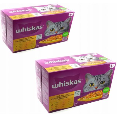 Whiskas drůbeží hody v želé cat 12 x 85 g – Sleviste.cz