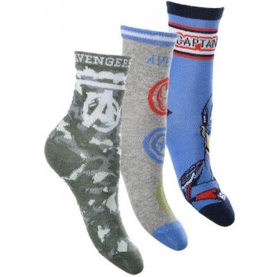 Sun City Ponožky Avengers 3 páry (ue0623 2), mix barev – Zboží Mobilmania