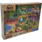 CLEMENTONI Story Maps: Alenka v říši divů 1000 dílků – Zboží Dáma
