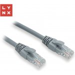 Lynx CS LX-UTP6-0050-GREY UTP patch Cat6 PVC 0,5m šedý 10ks