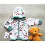 Amálka Dětský kabátek s medvídky Barevný – Zboží Mobilmania