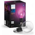HUE Lightguide LED žárovka E27 G95 6,8W 500lm 2000-6500K RGB CRI80 IP20, stmívatelná – Hledejceny.cz
