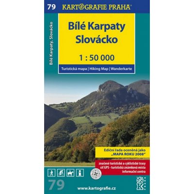 Bílé Karpaty 1:50 000 turistická mapa