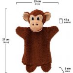 Moravská ústředna Brno družstvo umělecké výroby Opice 27 cm maňásek – Hledejceny.cz