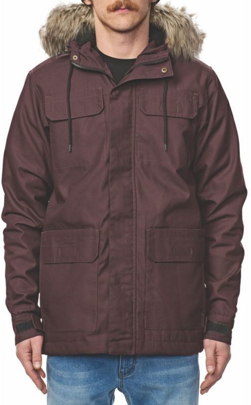 Globe Goodstock Thermal Parka wine