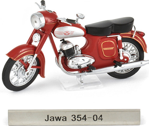 Atlas Jawa 354 04 časopis s modelem 1:24