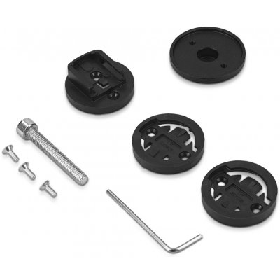 1x Držák na kolo kwmobile pro Garmin Edge / Bryton Rider / CatEye - Set of 1 Top Cap Mounts for Bike GPS Navigation | Zboží Auto