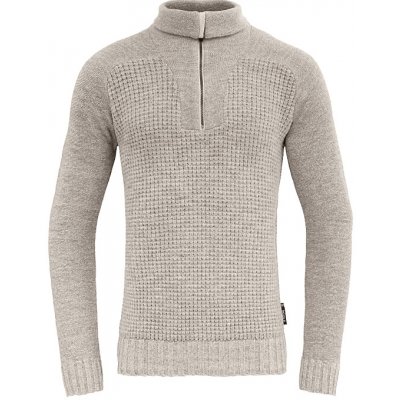 Devold Bispen Wool Zip Neck pánský vlněný svetr šedá – Zboží Dáma