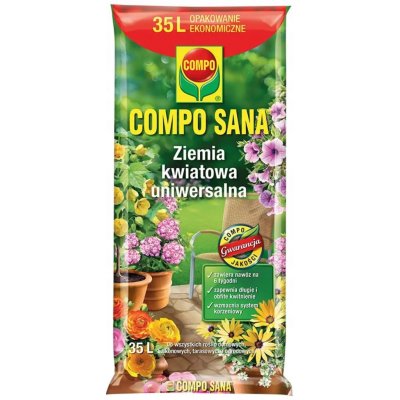 COMPO Univerzální zahradní zemina pro květiny 35 l – Zboží Dáma