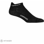 Icebreaker pánské merino ponožky Mens Run+ Ultralight Micro Black/Snow