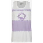 O'Neill Fialovo-bílé vzorované WOW TANKTOP – Zboží Dáma