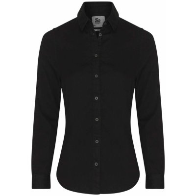 So Denim dámská džínová košile Lucy černá – Zboží Mobilmania