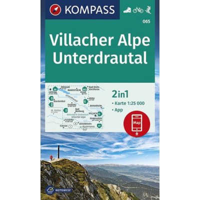 Villacher Alpe Unterdrautal 1:25 000 - KOMPASS-Karten GmbH