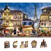 Puzzle WOODEN CITY Dřevěné Snídaně v Paříži 2v1 EKO 150 dílků