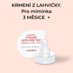 Sterifeed savička standard 3 dírky transparentní – Zboží Dáma