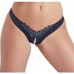 G-string With Pearls - Black Small Cottelli Collection