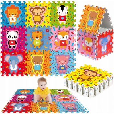 ARTYK Pěnové puzzle 9 ks Zvířata 30x30 cm – Hledejceny.cz