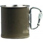 MIL TEC Hrnek nerezový s karabinou ZELENÝ 500 ml – Zboží Dáma