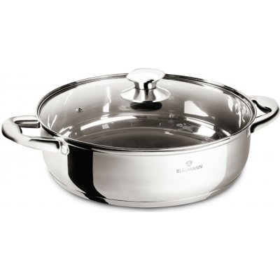 BLAUMANN Hrnec 28cm nerez a skleněná poklice 7l – Hledejceny.cz