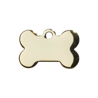Psí známka Prestige Kost velká zlatá 38x26 mm – Hledejceny.cz