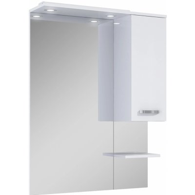 Maximus Nástěnná koupelnová skříňka se zrcadlem EVE s LED 80 x 104 x 18,6 cm – Zboží Mobilmania