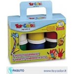 Prstové barvy Toy Color 6 barev 80 ml – Hledejceny.cz