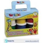 Prstové barvy Toy Color 6 barev 80 ml – Zboží Dáma
