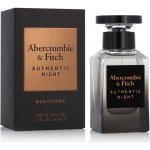 Abercrombie & Fitch Authentic Night toaletní voda pánská 50 ml – Hledejceny.cz