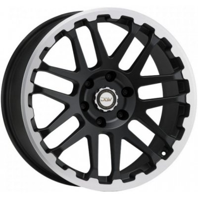 DLW Combat 8x18 6x139 ET45 matt black full polished – Hledejceny.cz