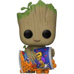 Funko Pop! 1196 Marvel I Am Groot Groot with Cheese Puffs – Zboží Dáma