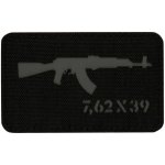 Nášivka M-Tac AKM 7,62 x 39 Laser Cut - Black/Grey – Hledejceny.cz
