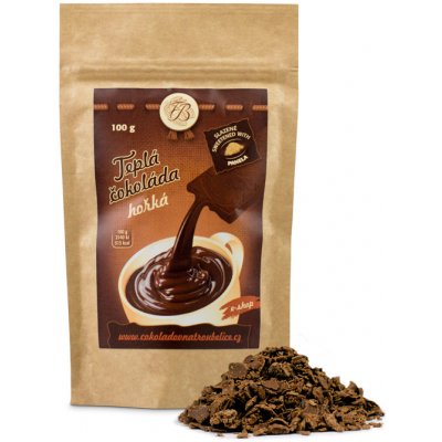 Čokoládovna Troubelice Teplá čokoláda hořká 1 kg – Zboží Mobilmania