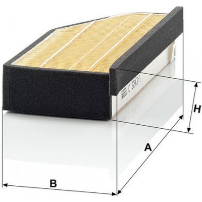 MANN-FILTER Vzduchový filtr MANN C2243/1 (MF C2243/1) – Sleviste.cz