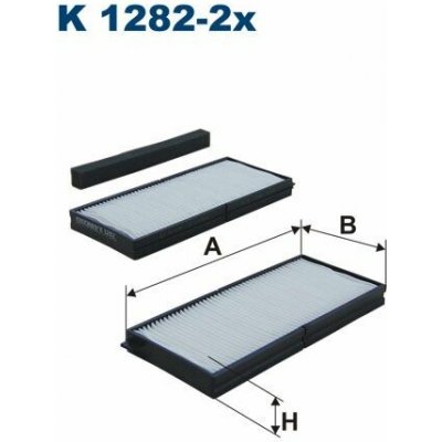 Filtr, vzduch v interiéru FILTRON K 1282-2x – Hledejceny.cz