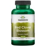 Swanson Red Clover Blossom Červený Jetel 430 mg 90 kapslí – Hledejceny.cz