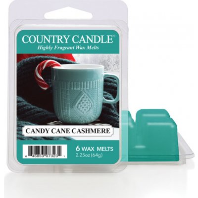 Country Candle Candy Cane Cashmere Vonný Vosk 64 g – Hledejceny.cz