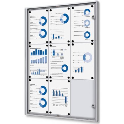 Jansen Display vitrína XS interiérová 9 x A4 – Zbozi.Blesk.cz