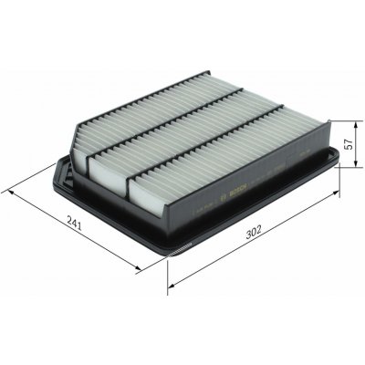 Vzduchový filtr BOSCH F 026 400 831 – Hledejceny.cz