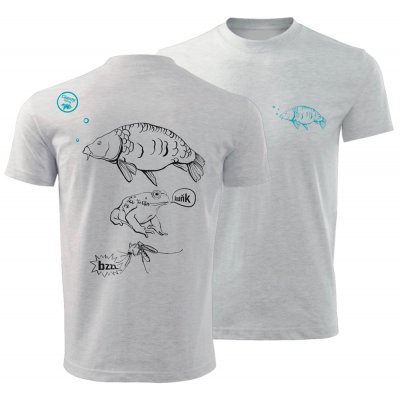 Giants Fishing tričko dětské Kapřík šedé – Zboží Dáma