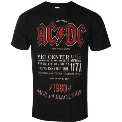 Rock Off tričko metal AC-DC Minnesota černá
