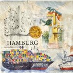 Ubrousek 33x33mm Hamburg – Zboží Dáma