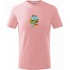Dětské tričko 100 procent natur Tričko dětské bavlněné Růžová
