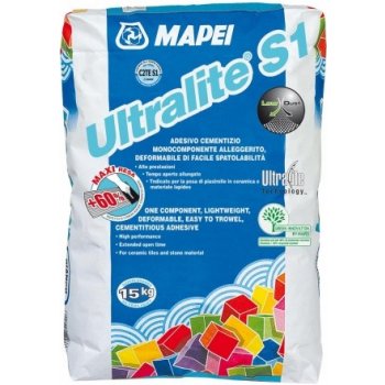 MAPEI ULTRALITE S1 Cementové lepidlo deformovatelné 15kg bílé