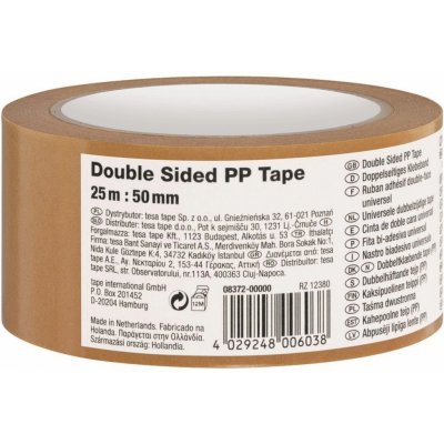 tesa Lepicí páska oboustranná polypropylenová, 25 m x 50 mm – Zboží Dáma