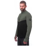 Sensor Coolmax Thermo mikina celozip olive green/černá – Zbozi.Blesk.cz