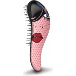 Detangler Red Lip profesionální rozčesávací hřeben na vlasy s rukojetí – Zboží Dáma