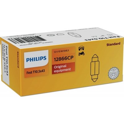 Philips 12866CP C10W SV8,5 T10,5x43 12V 10W